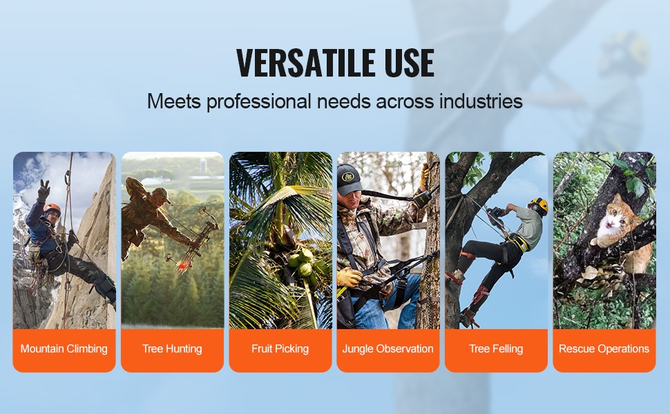 Puunkiipeily piikit erilaisiin käyttökohteisiin