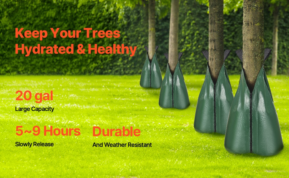 Puiden kastelupussi, suuri kapasiteetti