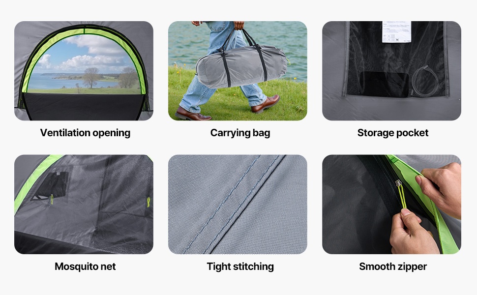 Verkkoikkunat lava-auton teltassa