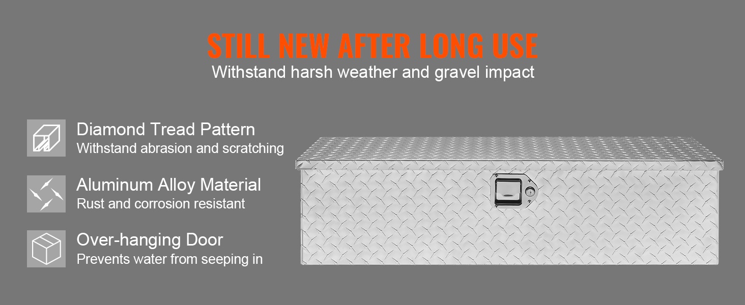 Alumiininen työkalulaatikko korroosiosuojalla