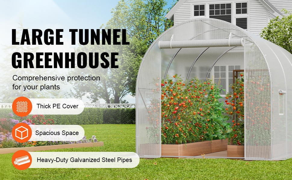 Tunnelikasvihuone yleiskuva