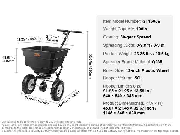 Levitin, koko ja kapasiteetti