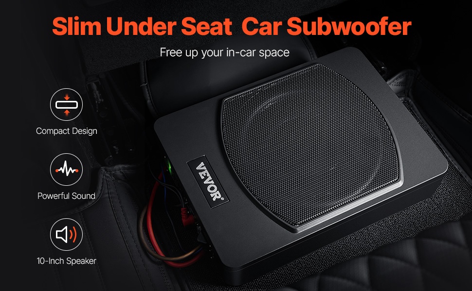 Penkin alle asennettava 10 tuuman subwoofer