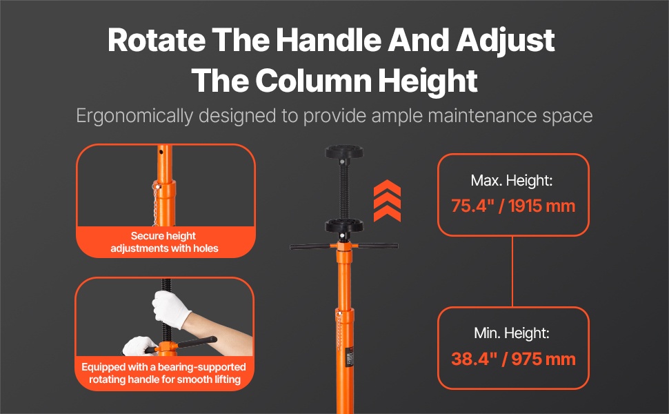 Alustanostimen korkeudensäätö