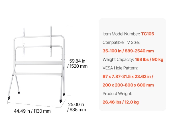 TV-telineen yksityiskohtia
