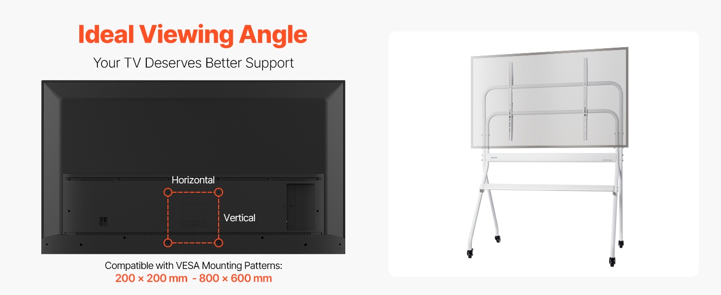 Korkeussäädettävä TV-teline