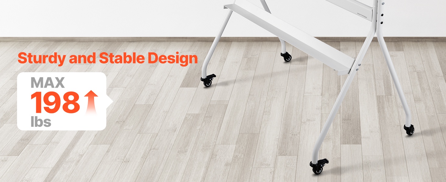 TV-teline pyörillä, helppo siirtää