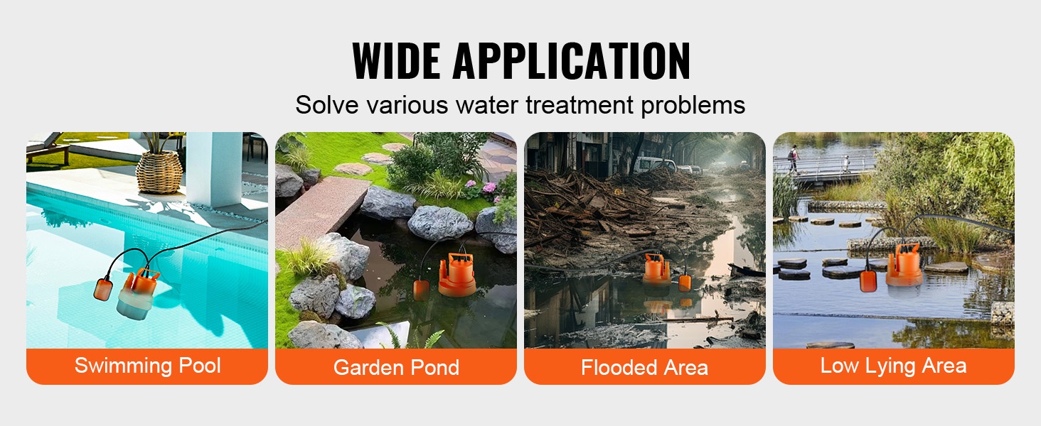 Upotettava pumppu vedenpoistoon