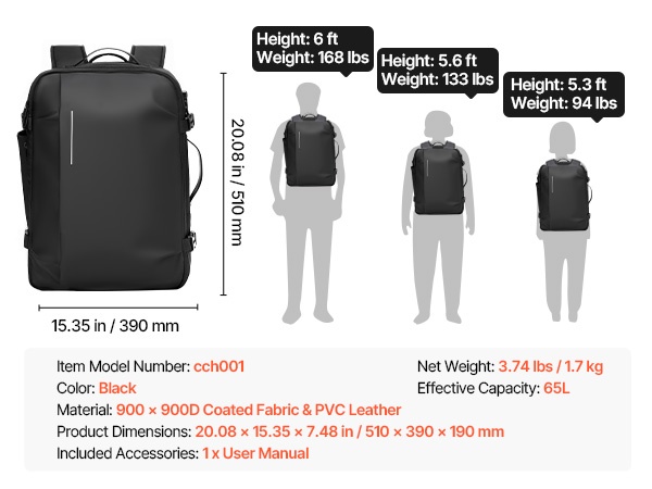 Tyhjiömatkareppu käyttöesimerkki mobiili