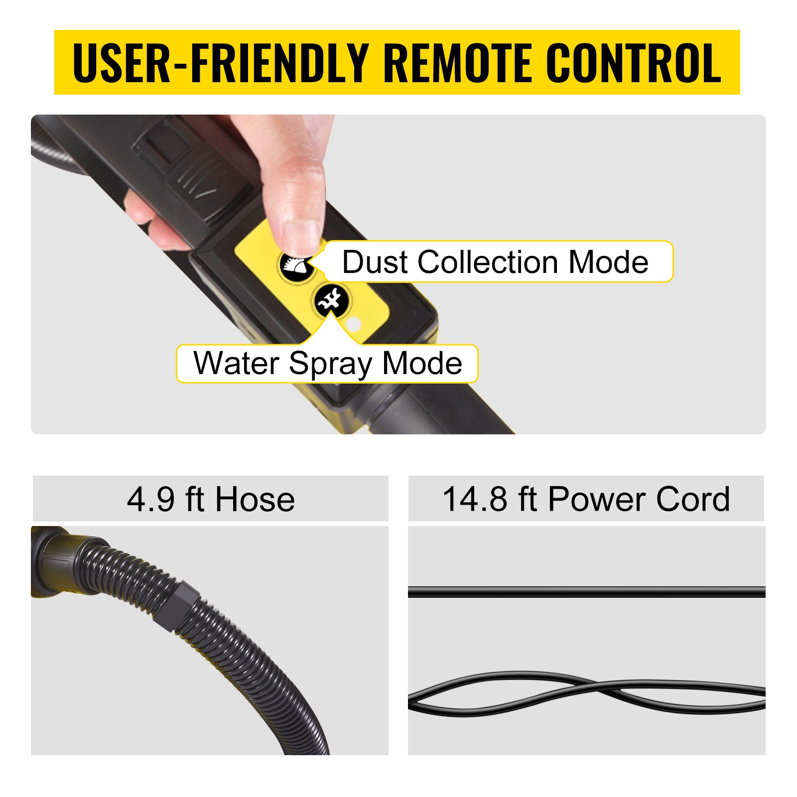 Kaukosäädin letkussa