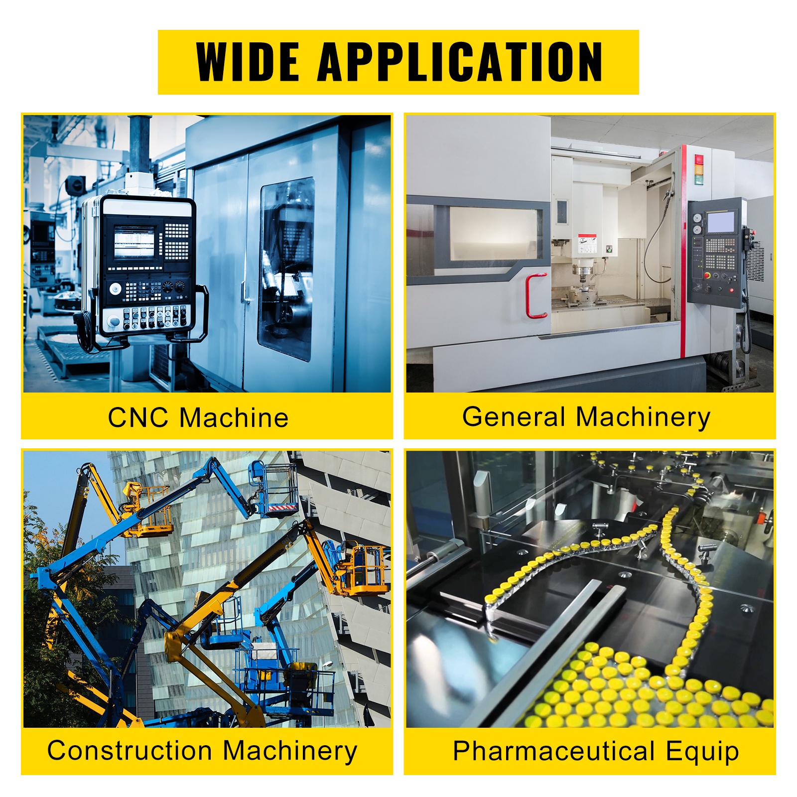 Laaja käyttökohdevalikoima
