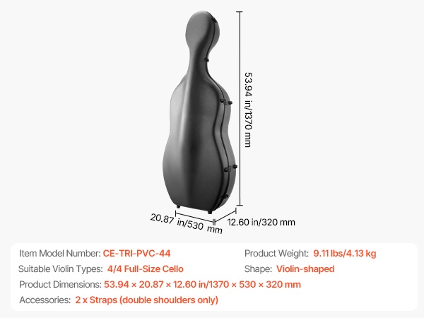 Viulukotelon sisätilat