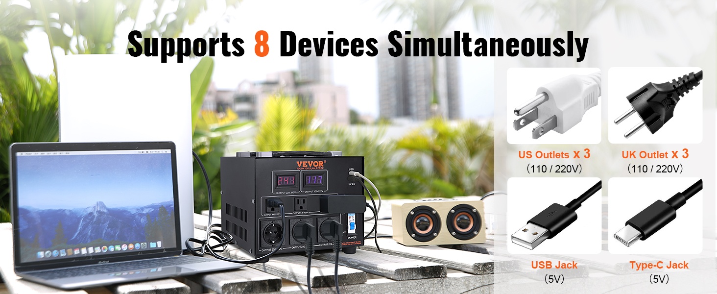 Yhteensopiva useimpien pistoketyyppien kanssa