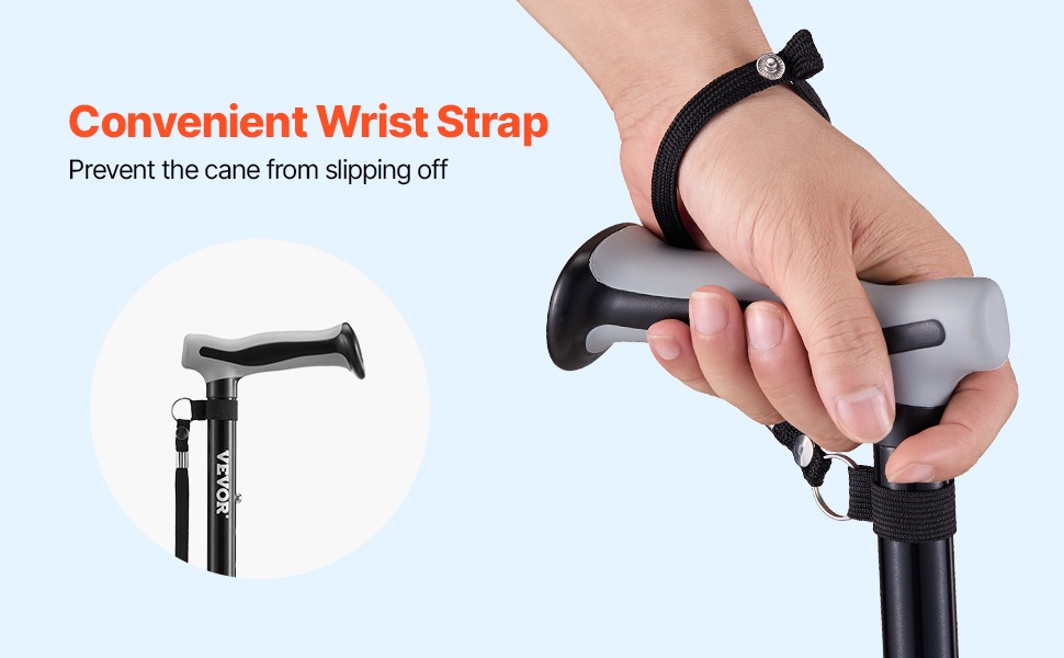 Rannelenkki kävelykepissä