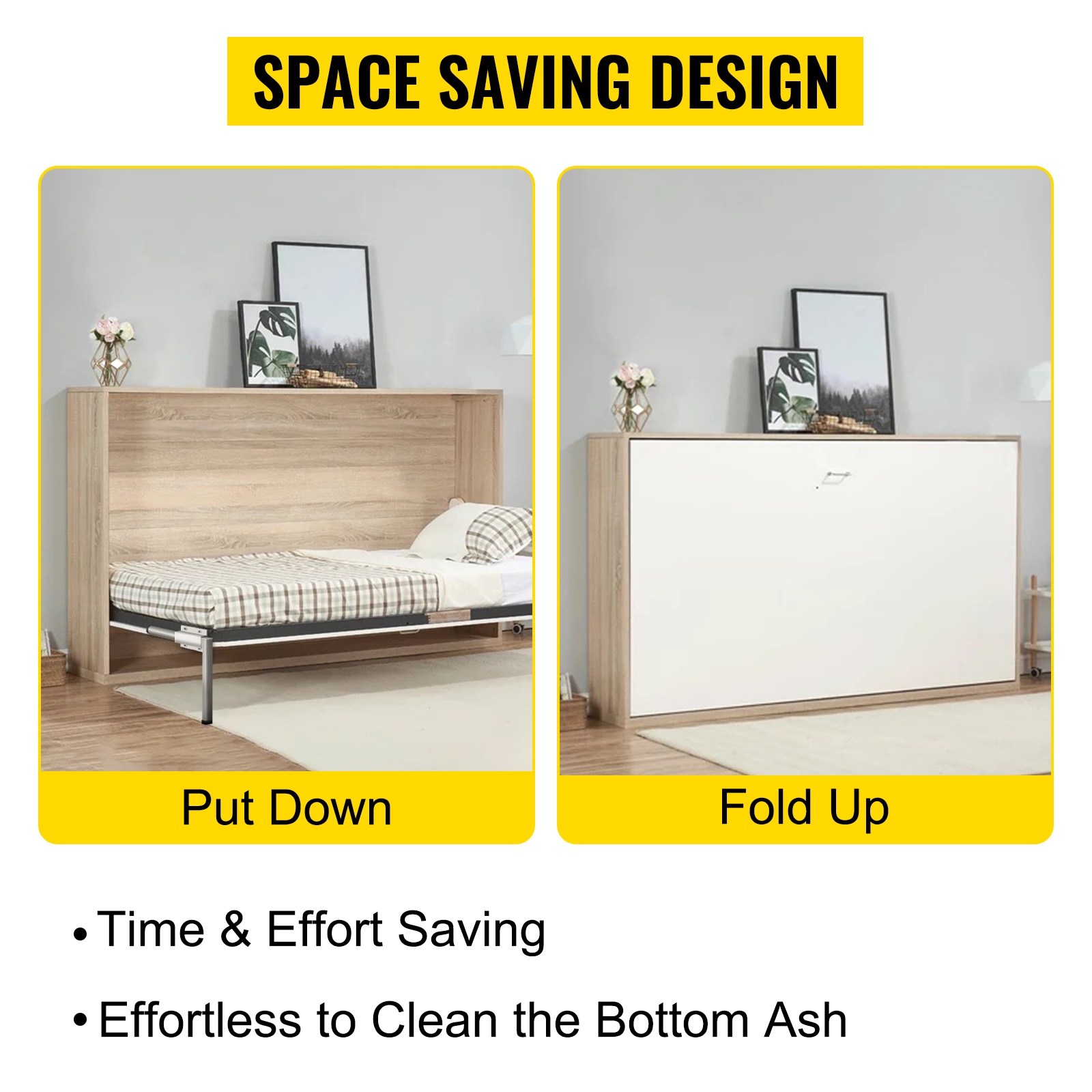 Tilaa säästävä kaappisänky