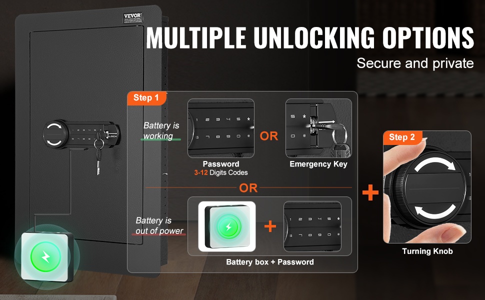 Kassakaapin näppäimistö ja lukitus