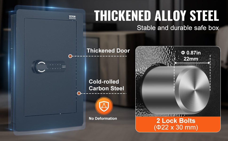 Vahvistettu ovirakenne ja lukituspultit