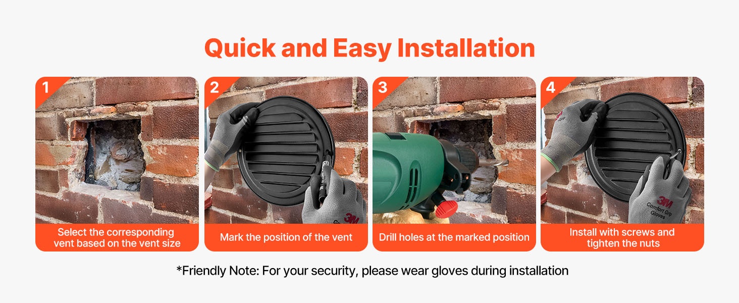 Helppo ruuvikiinnitys esiporatuilla rei’illä