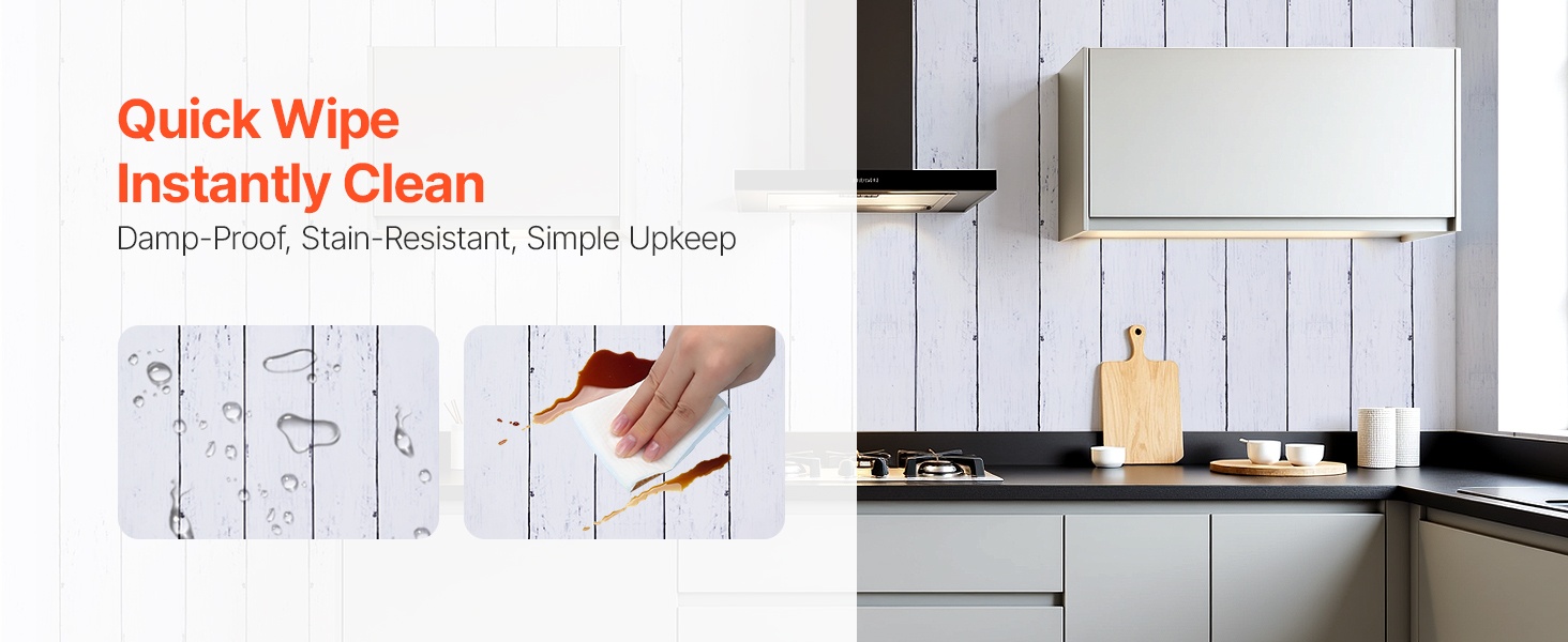 Vedenkestävä ja helposti puhdistettava tapetti