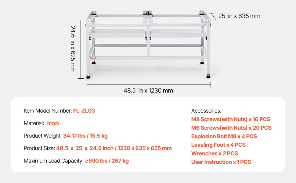 Pesukoneen jalustan mitat