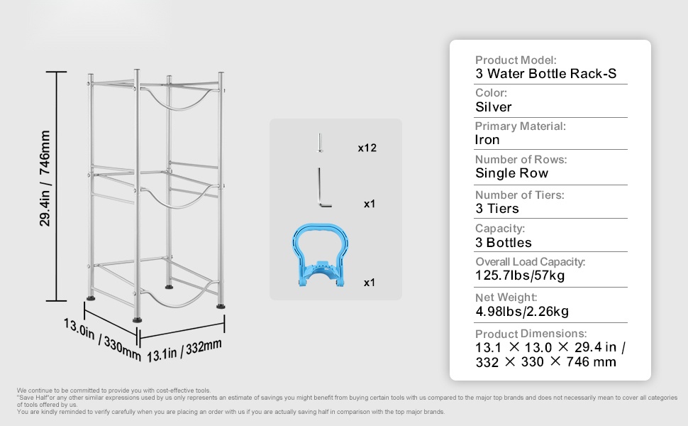 Musta vesikanisteriteline 6 pullolle