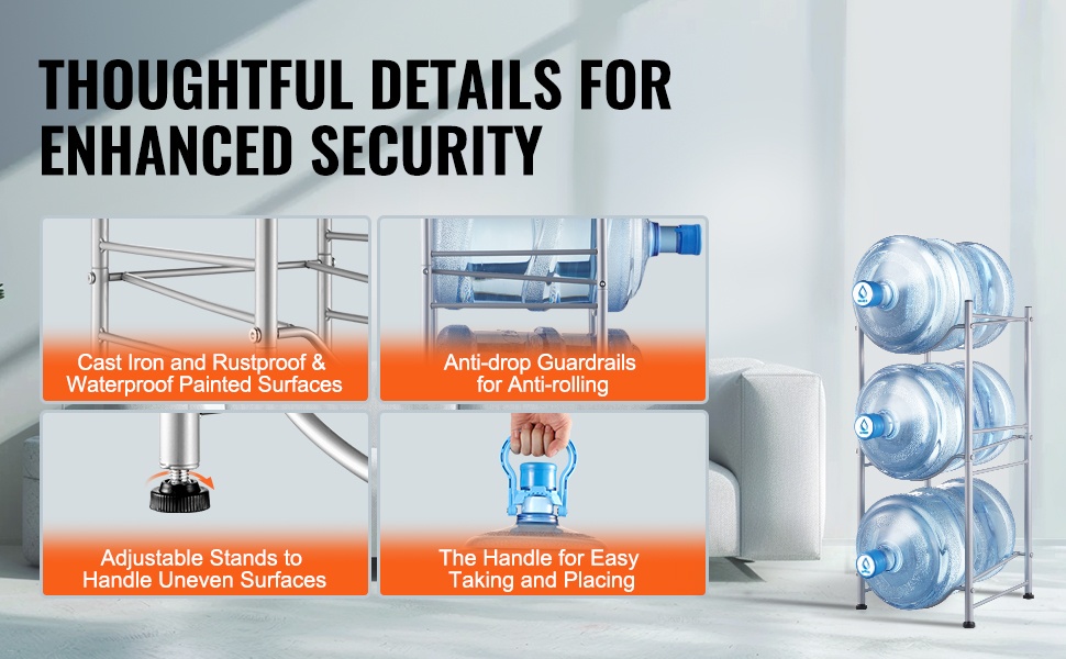 Tukeva ja turvallinen vesikanisteriteline