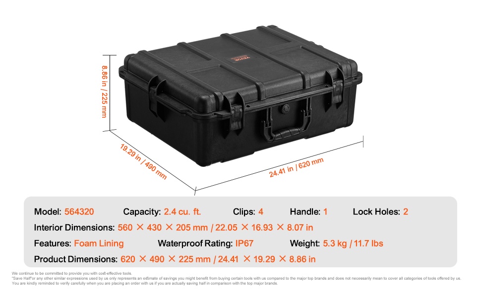 Säänkestävä kovakotelo käytössä