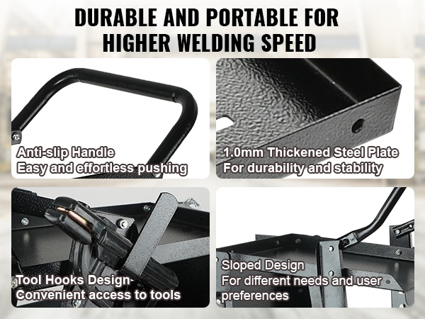 Liikuteltava hitsauskärry