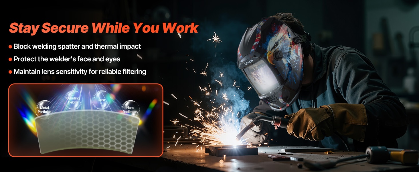 Aurinkokennolla ja paristolla toimiva hitsausmaski