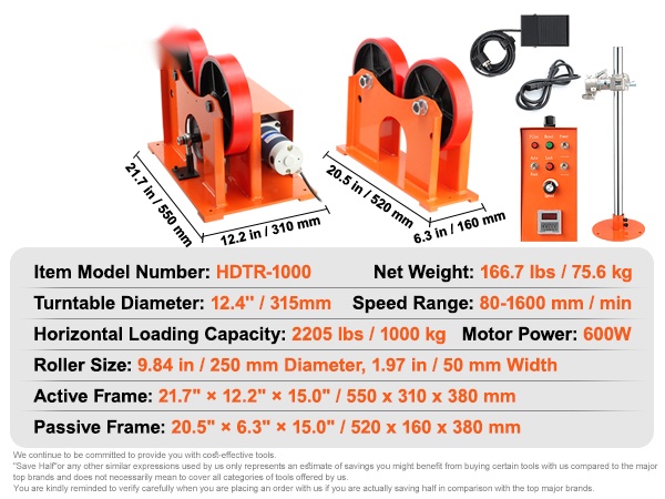Hitsausasettimen rakenne eri kulmista
