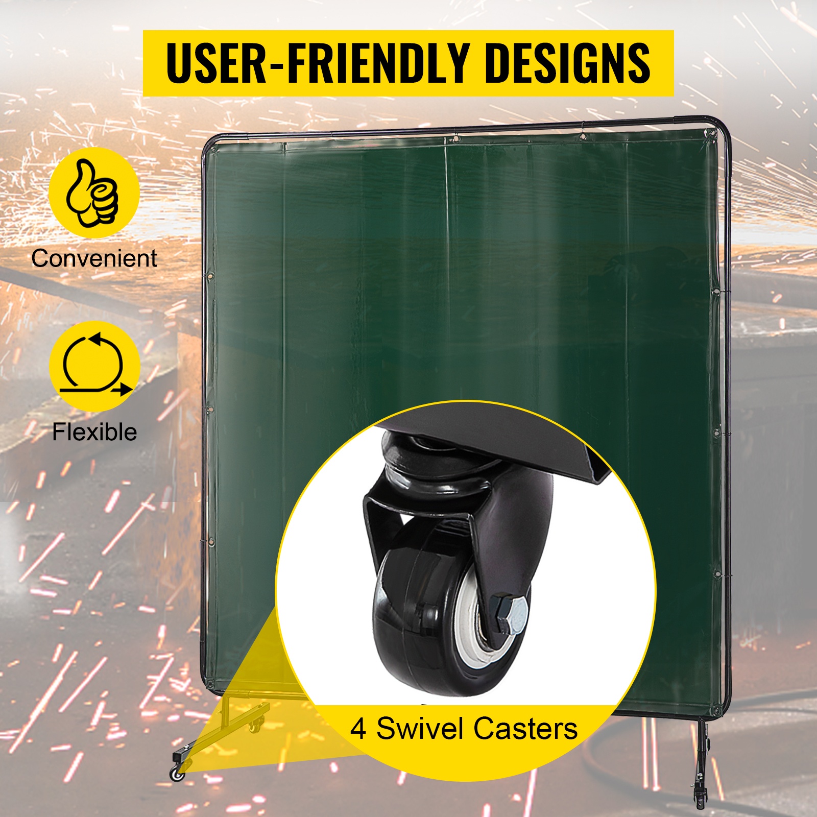 Pyörät 360 asteen käännöllä