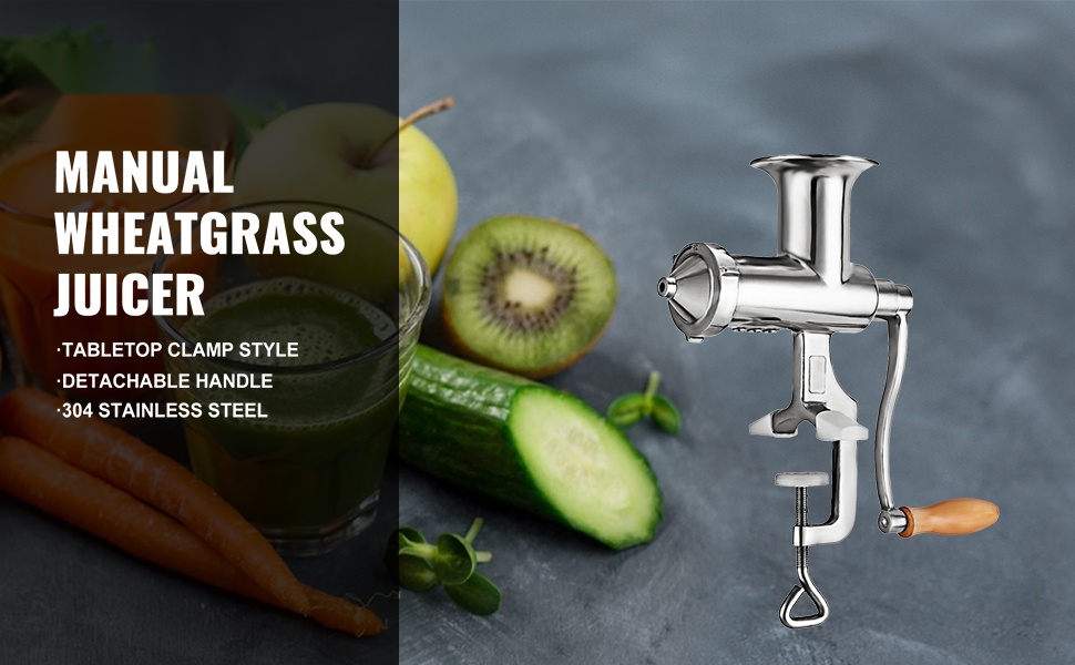 Manuaalinen vehnänorasmehuprässi