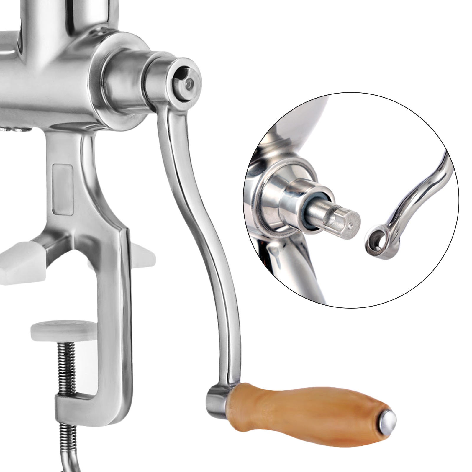 Irrotettava puukahva