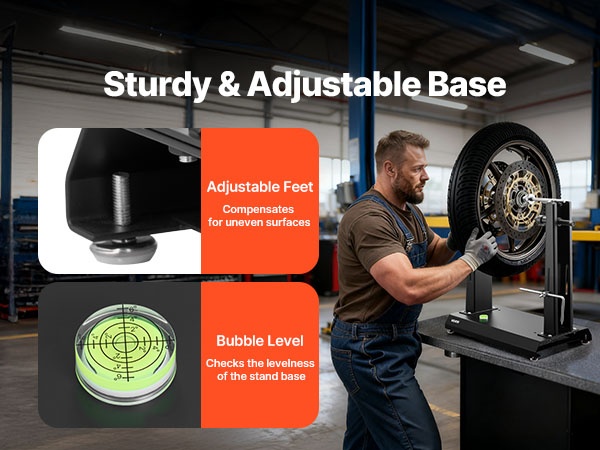 Säädettävät jalat ja vatupassi