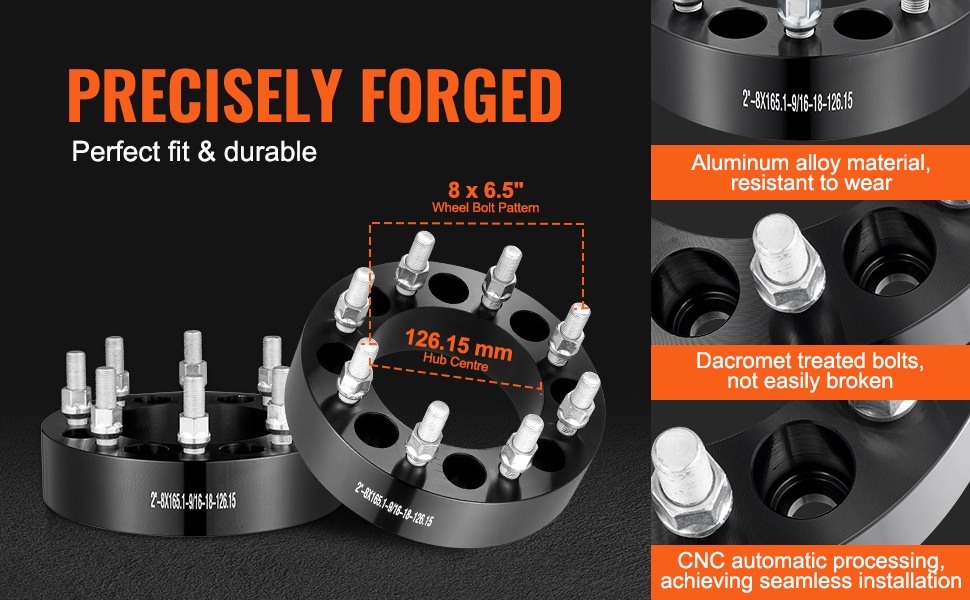 Taotut alumiiniseos-spacerit