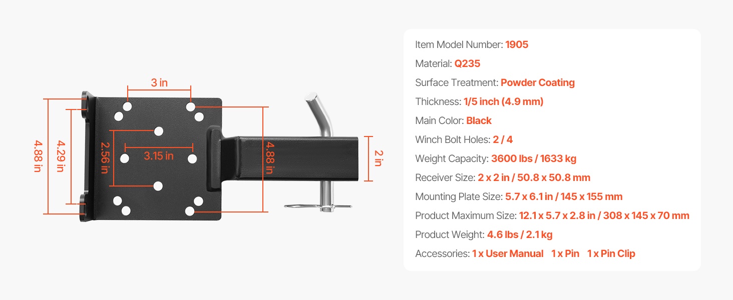 Vinssikiinnikkeen mitat ja rakenne