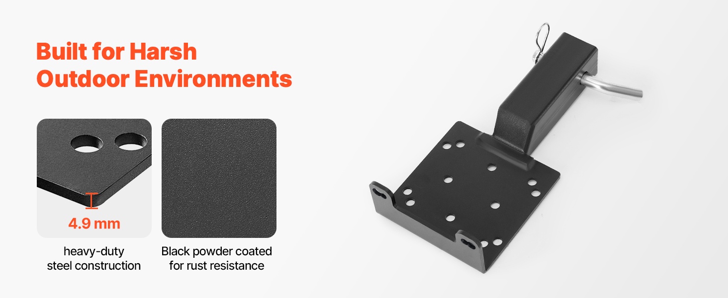 Pulverimaalattu vinssikiinnike