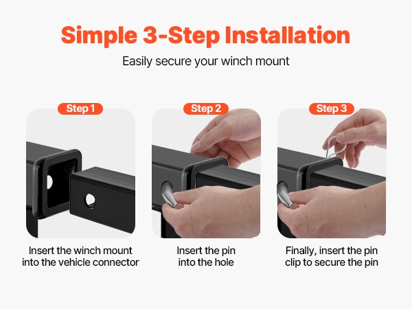 Vinssikiinnike ajoneuvon vetokoukkuun