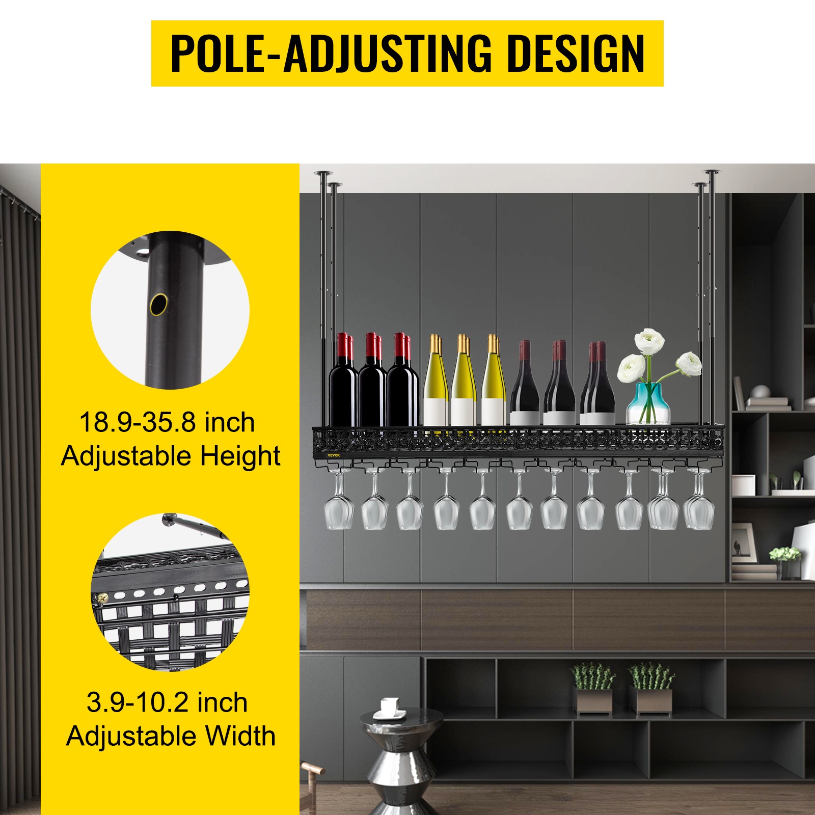 Säädettävät pylväät