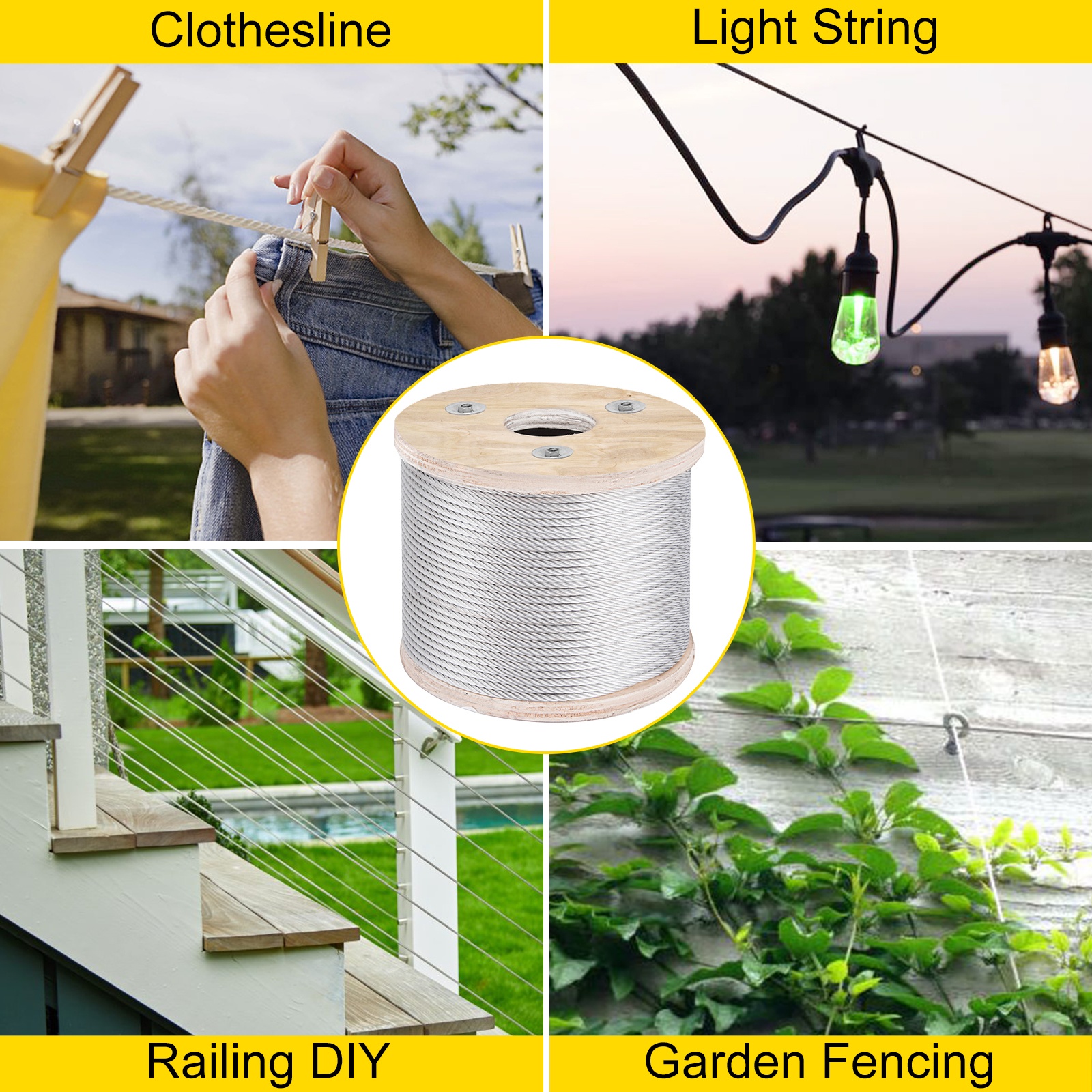 Monikäyttöinen vaijeri