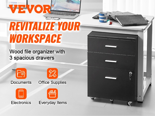 Kolmilaatikkoinen arkistokaappi A4-asiakirjoille