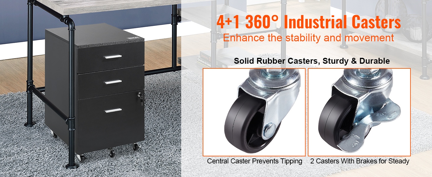 Siirrettävä arkistokaappi pyörillä