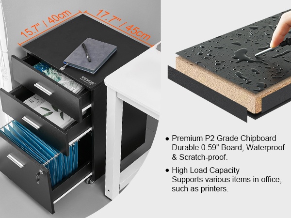 Arkistokaappi tulostimen tai muun laitteen alustana