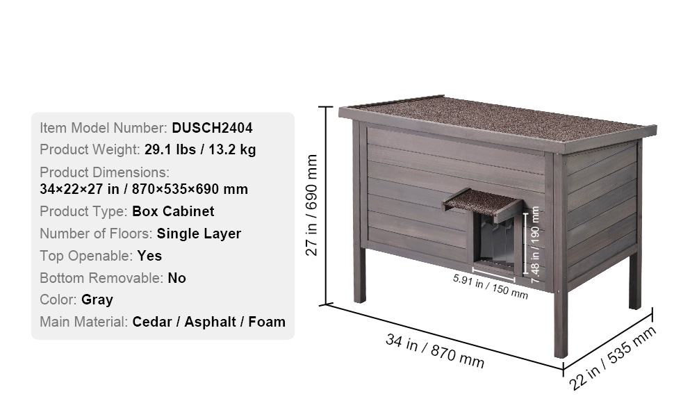 Suuri kaksikerroksinen ulkokissatalo