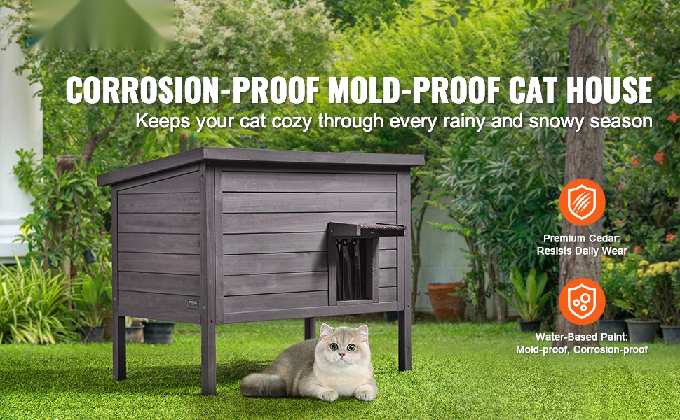 Ulkokissatalo, säänkestävä puurakenne