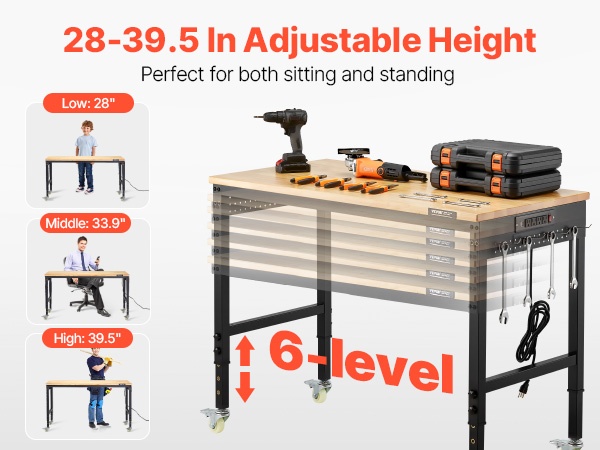 Tammipuinen työtaso