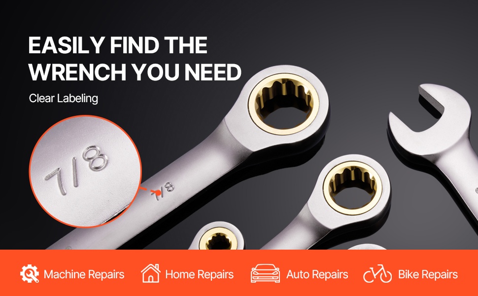 Selkeät kokomerkinnät avaimissa