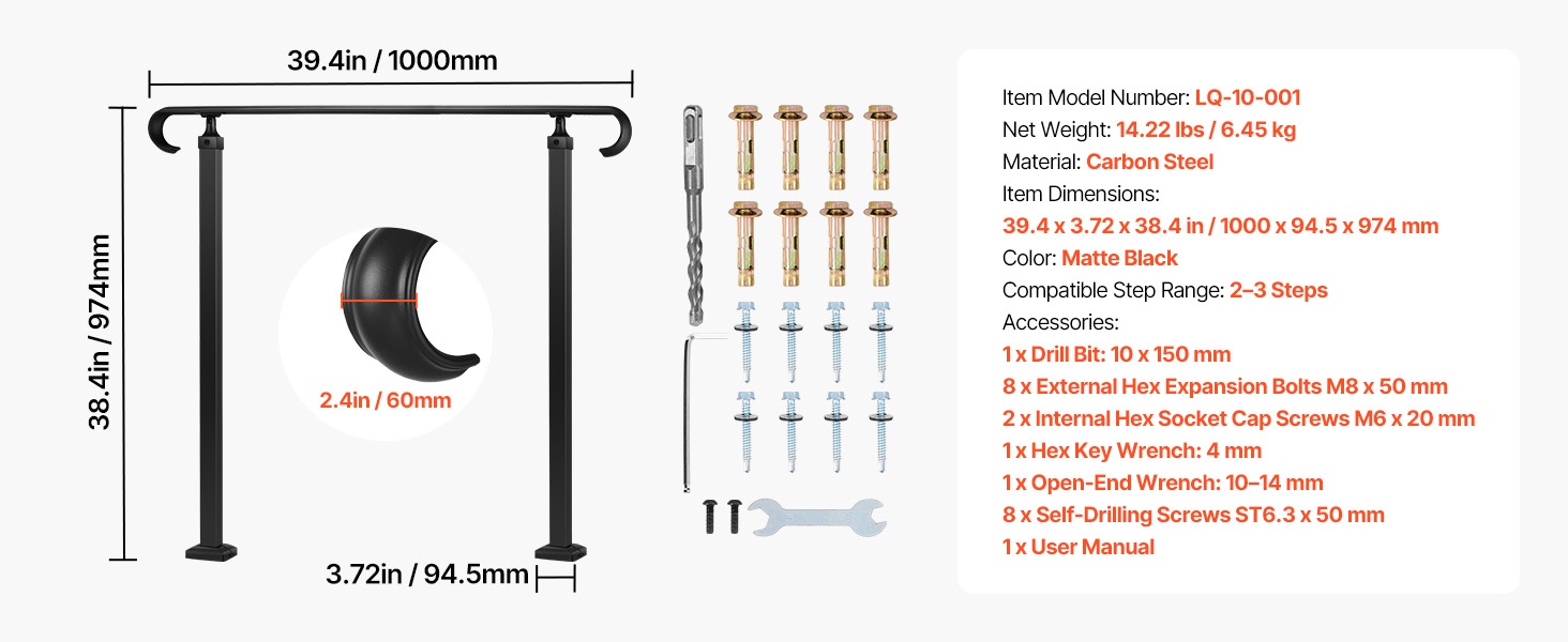 Yksityiskohta kaiteesta
