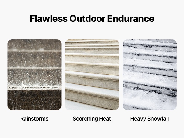 Säädettävä ulkoportaan kaide